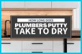 How long does it take for spot putty to dry?