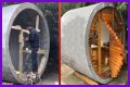 I turned a concrete water pipe into a stunning tiny home…I came up with the idea on a building site & it only cost £12k
