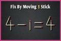 Matchstick Riddle: Solve 1x5=8 by Moving Just 1 Stick